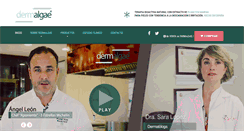 Desktop Screenshot of dermalgae.com